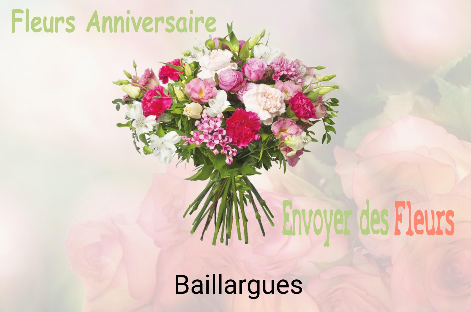 Bouquet de fleurs d’anniversaire livré à Baillargues